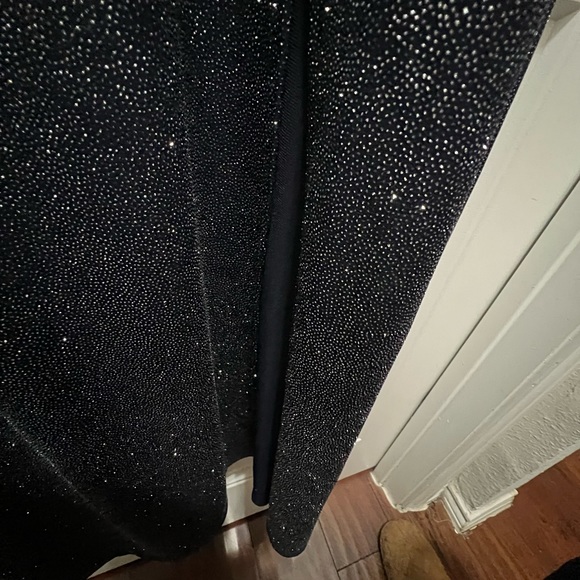 En Focus Navy Blue Shiny Jewel Neckline Dress size 10 petite - Picture 6 of 6